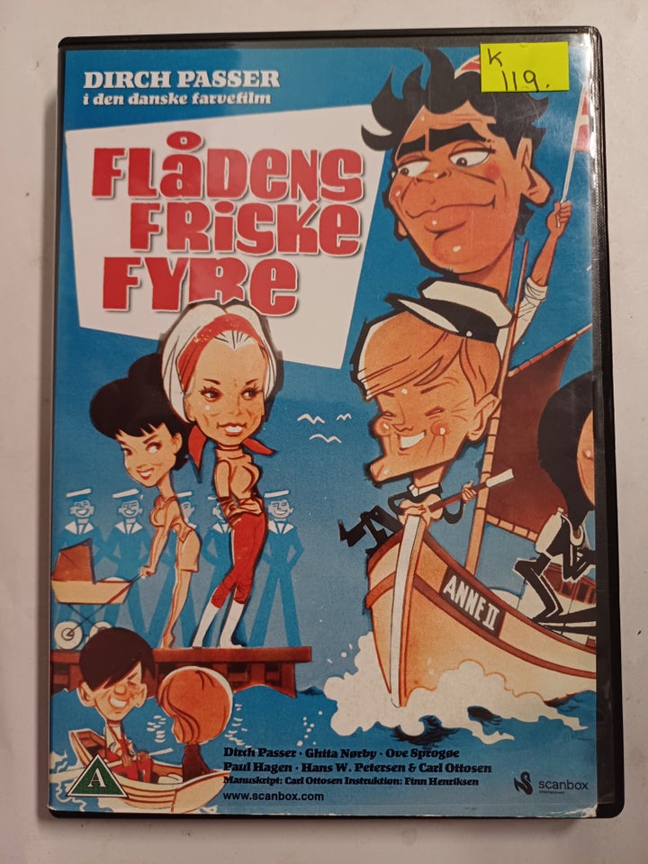 Flådens friske fyre, DVD,