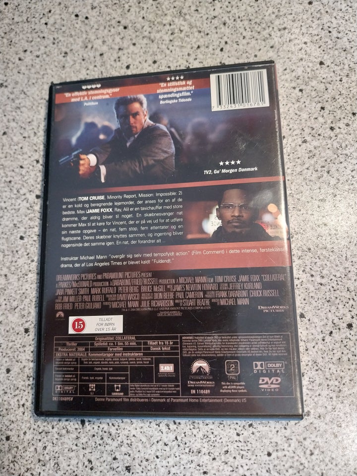 Collateral, DVD, thriller