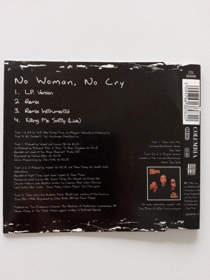 Fugees: No woman, no cry,