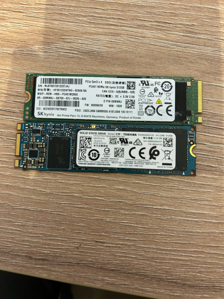 Toshiba, 512 GB, Perfekt