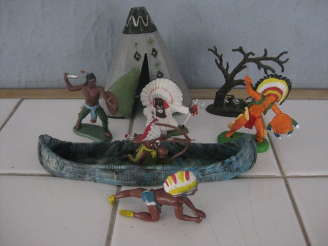 Figurer, Indianerlejr, Britains