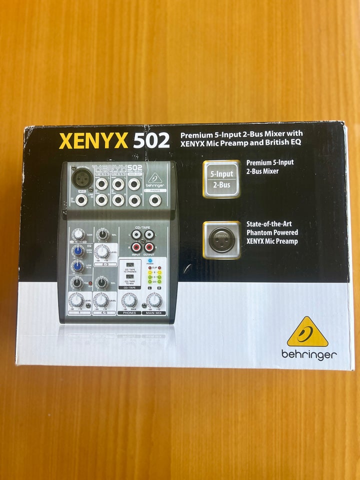 Mixer Behringer Xenyx 502