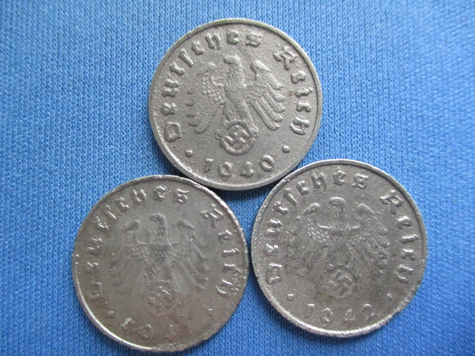 Vesteuropa, mønter, 10 pfennig