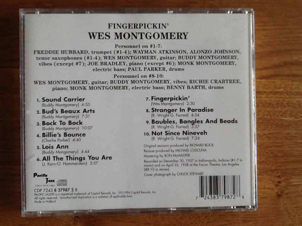 Wes Montgomery: Fingerpickin´,