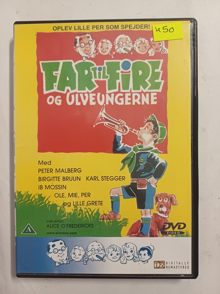 Far til fire og ulveungerne DVD