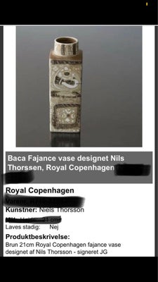 Fajance Royal Copenhagen fajance