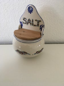 Porcelæn Saltkar Aksini