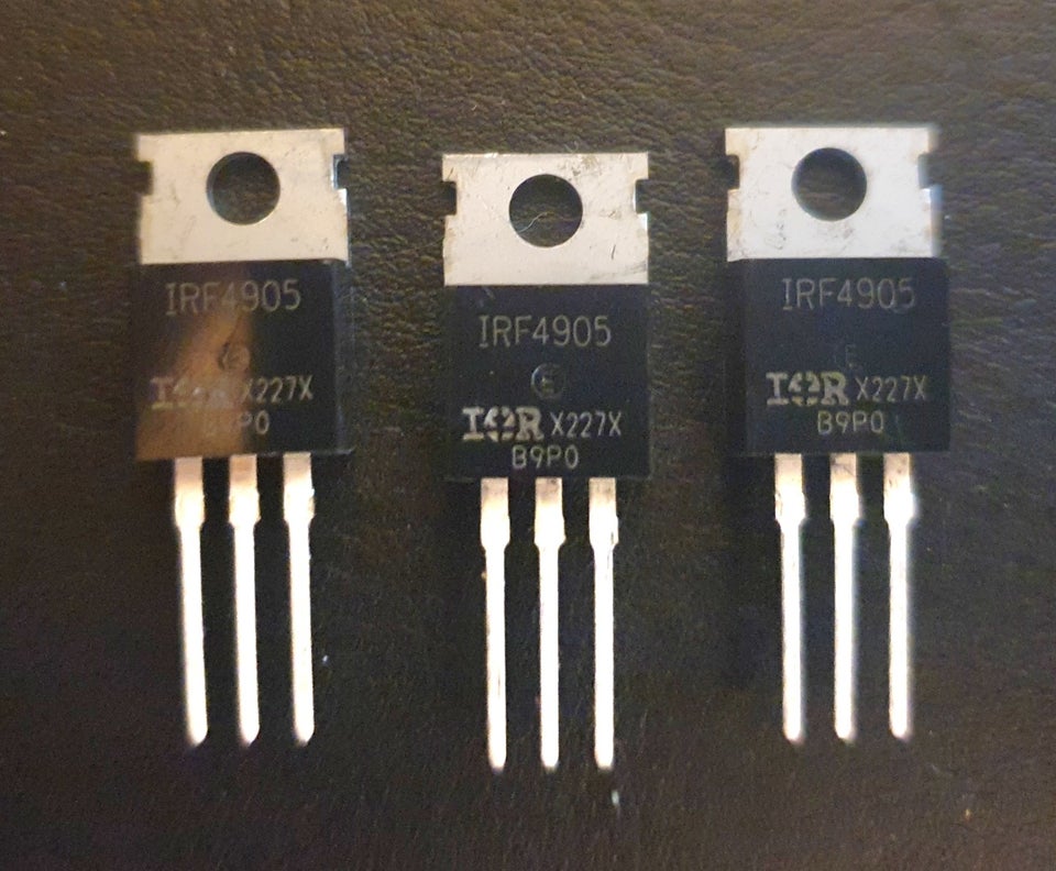 Andet, 3 stk. IRF4905 mosfet