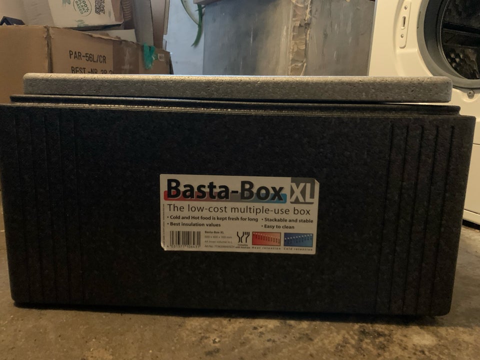 3 stk. termokasser, Basta-Box