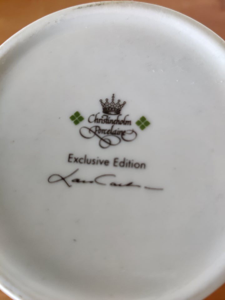 Porcelæn Jule krus fra gammeldags