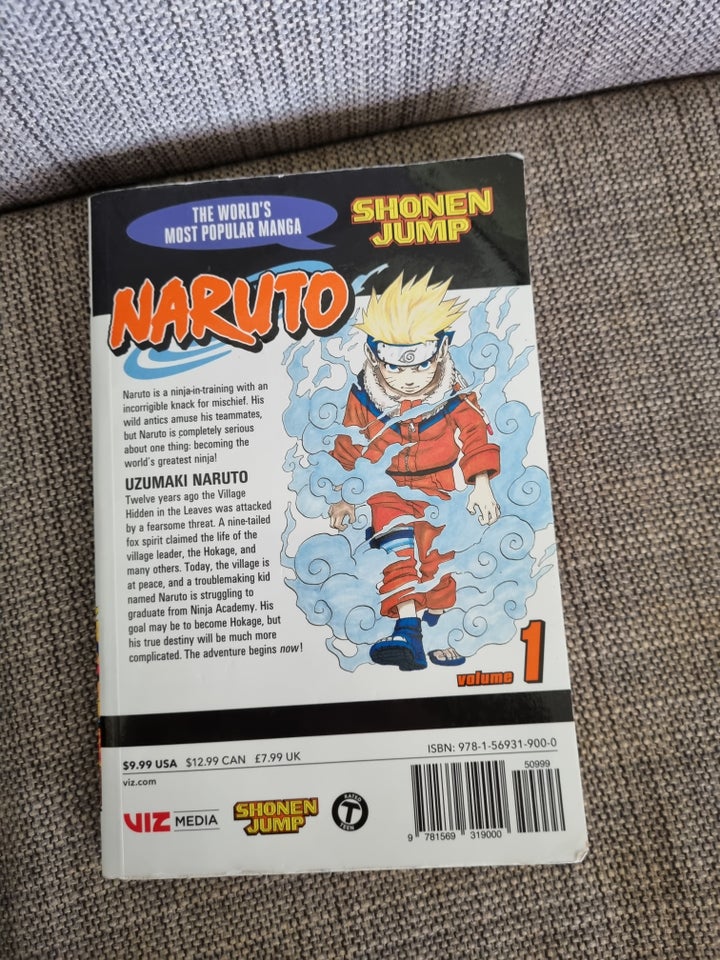 Naruto, Vol. 1, Masashi Kishimoto