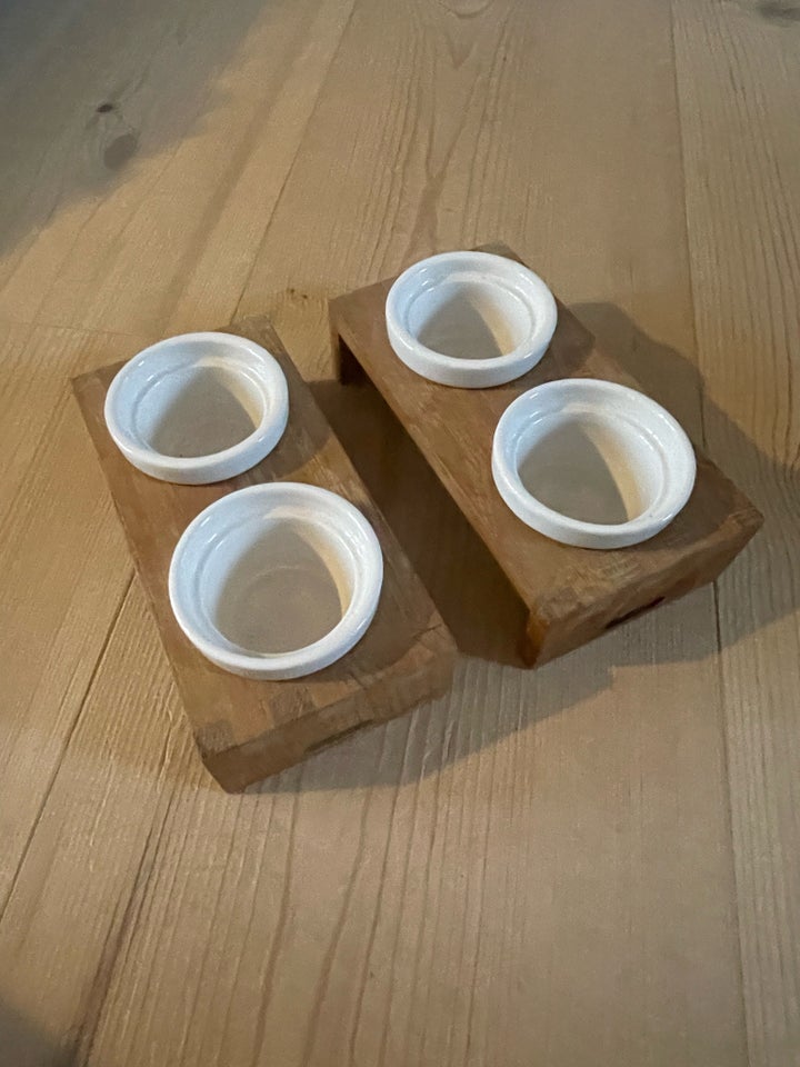 Porcelæn TripTrap 2 x 2 dip skål a 5