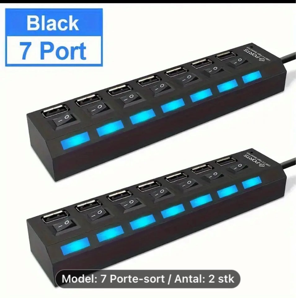 USB Usb hub 7 i 1 Perfekt