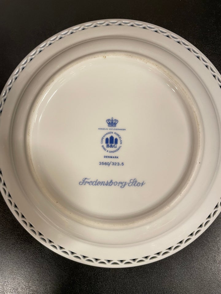 Porcelæn Tallerkner  Bing og