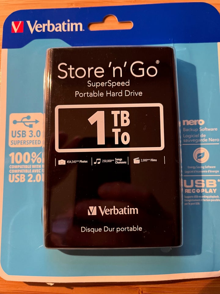 Verbatim, 1000 GB, Perfekt