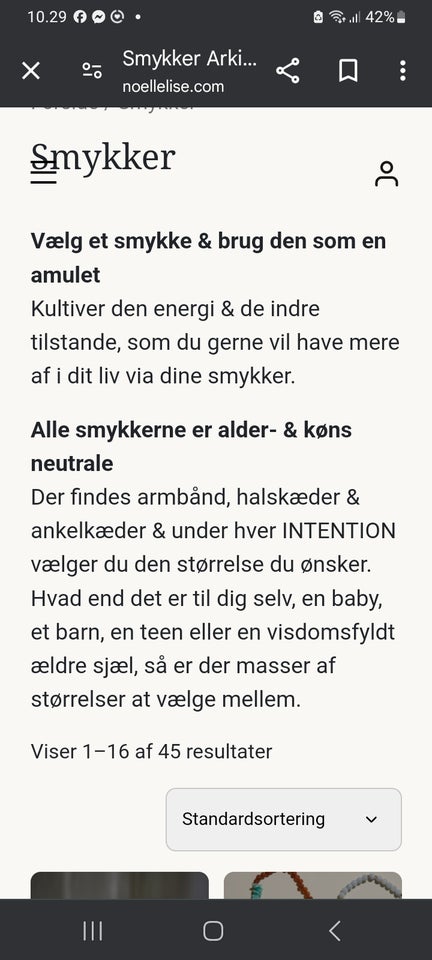 Halskæde, rav, Noellelise