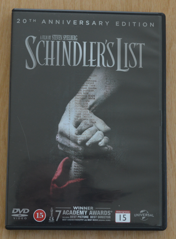 Schindler's List, DVD, drama