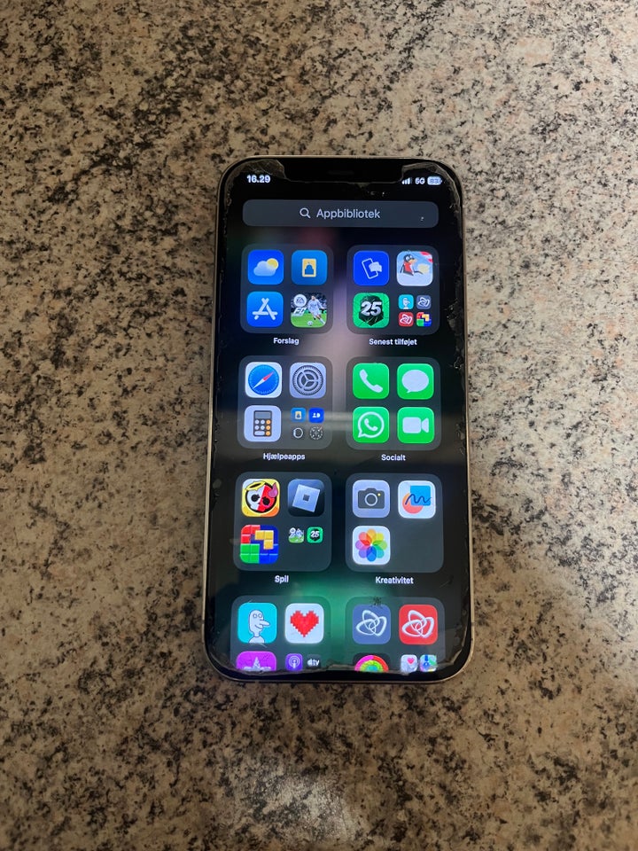 iPhone 12 Pro Max, 128 GB, hvid