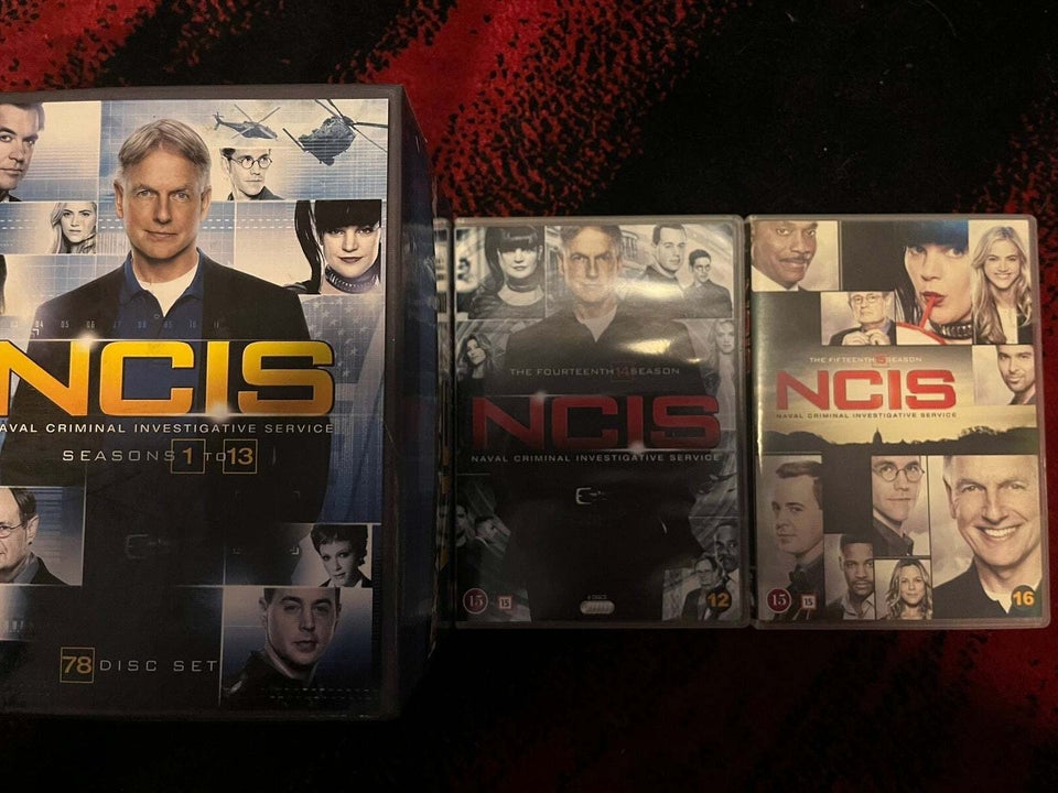 NCIS 1-15, DVD, TV-serier