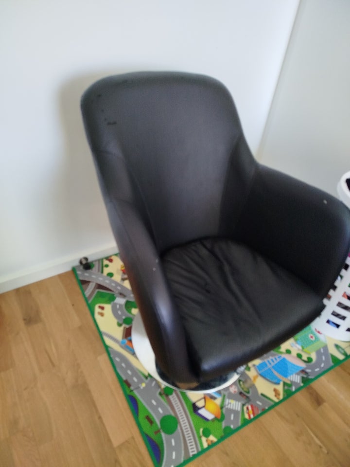 U-sofa, læder, 1 pers.