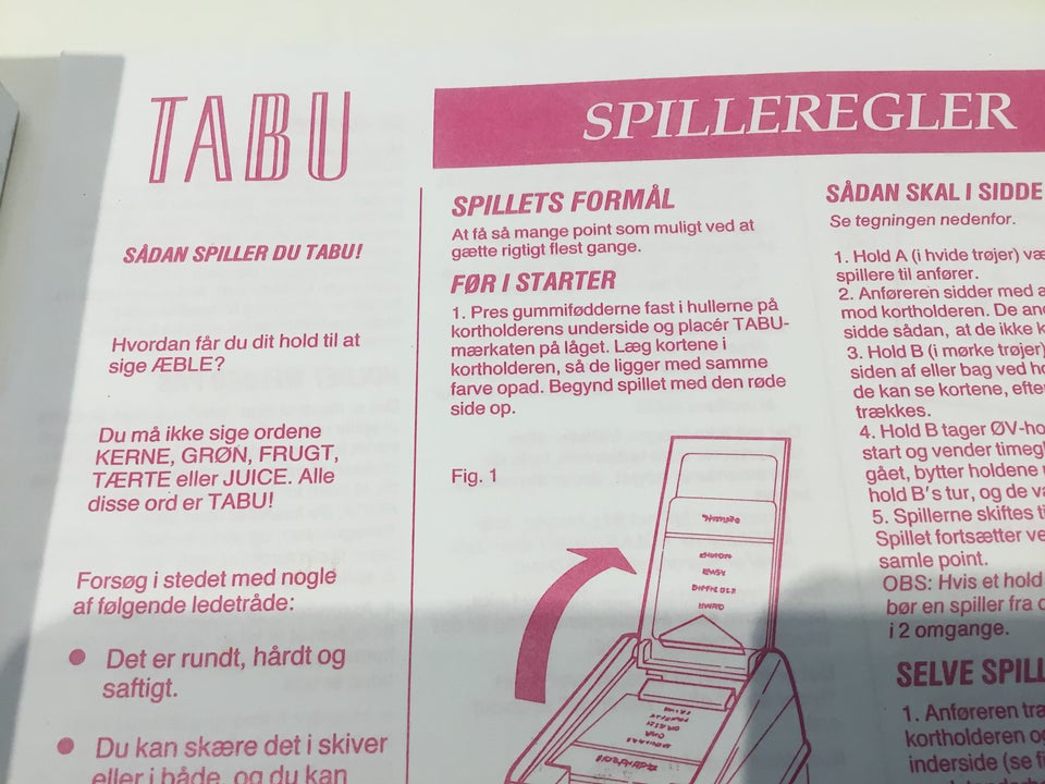 Tabu, brætspil