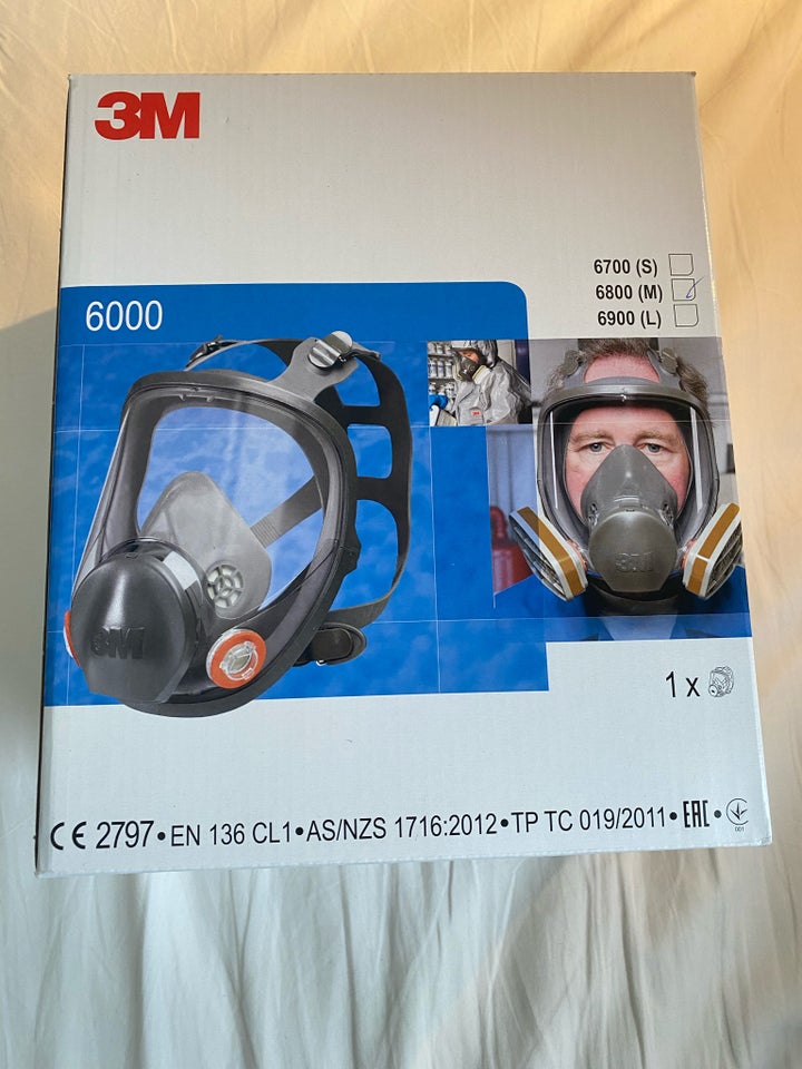 3M Helmaske - str. M (6800), 3M