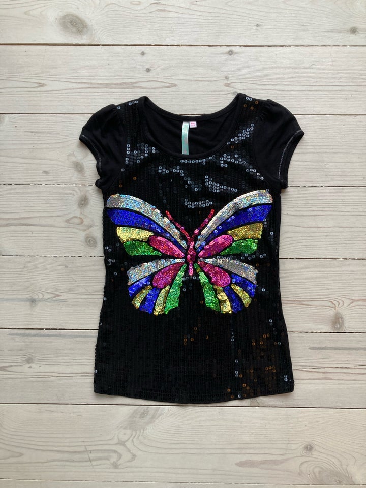 T-shirt, Palliettop, Butterfly