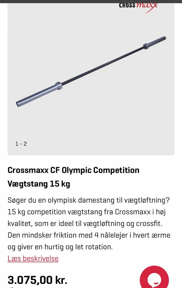 Vægtstang Crossmaxx