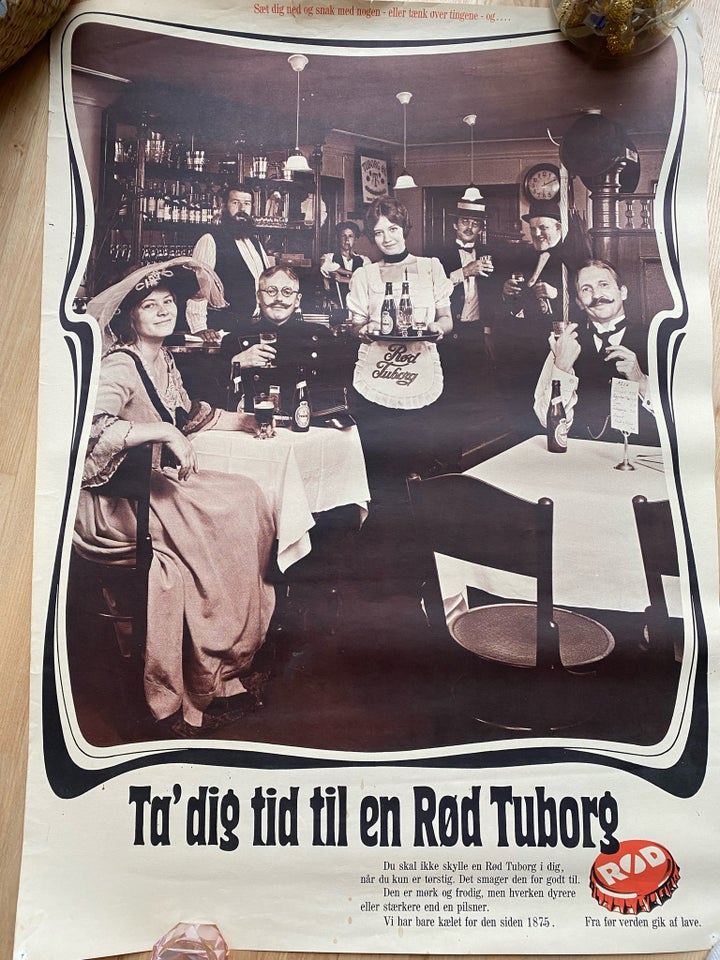 Plakat Tød Tuborg Rød Tuborg