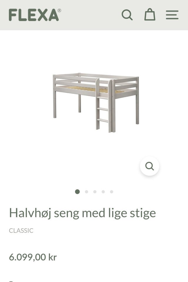 Halvhøj seng, FLEXA Halvhøj seng