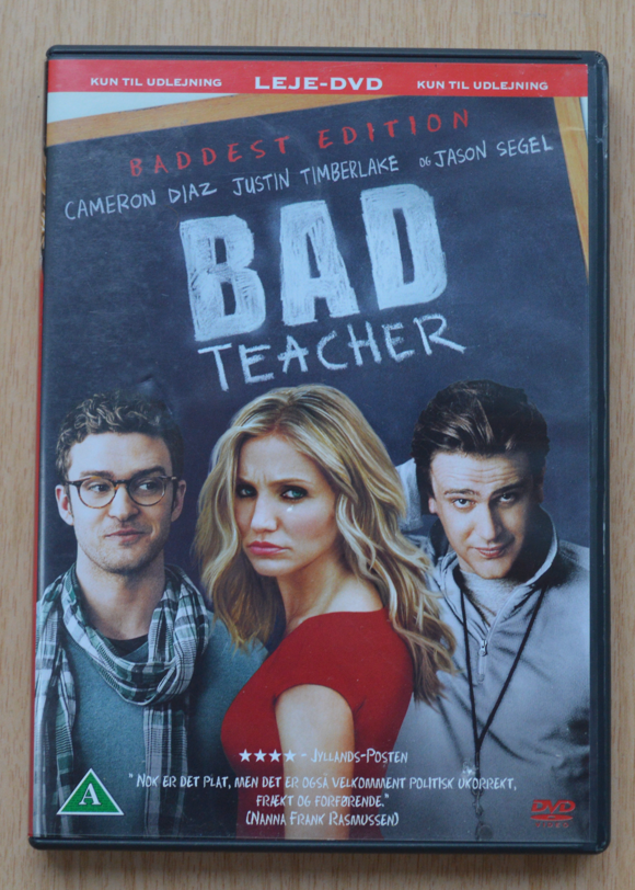 Bad Teacher, DVD, komedie