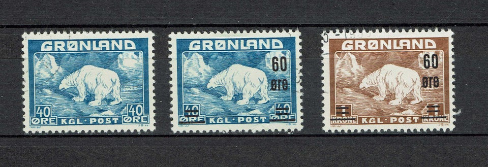 Grønland, stemplet, ISBJØRN ( 5292