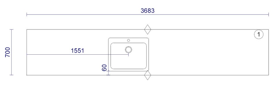 Bordplade 12mm bordplade