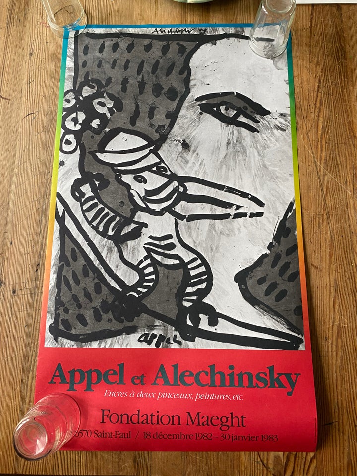 Plakat Alechinsky appel motiv: