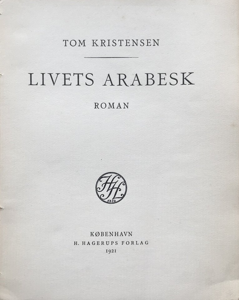 Livets Arabesk, Tom Kristensen,