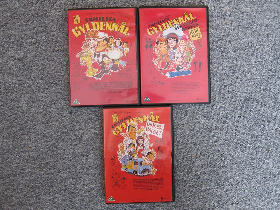 Danske film, DVD, familiefilm