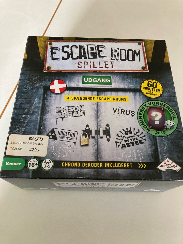 Escape Room Spillet, Escape Room,