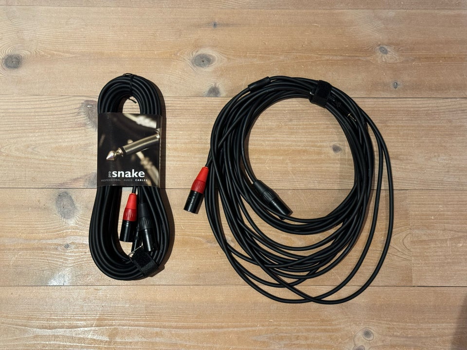 Mini jack til XLR (stereo) Pro