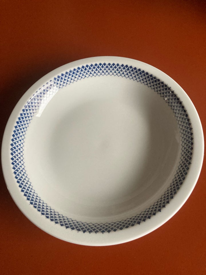 Porcelæn 2 dybe tallerkener