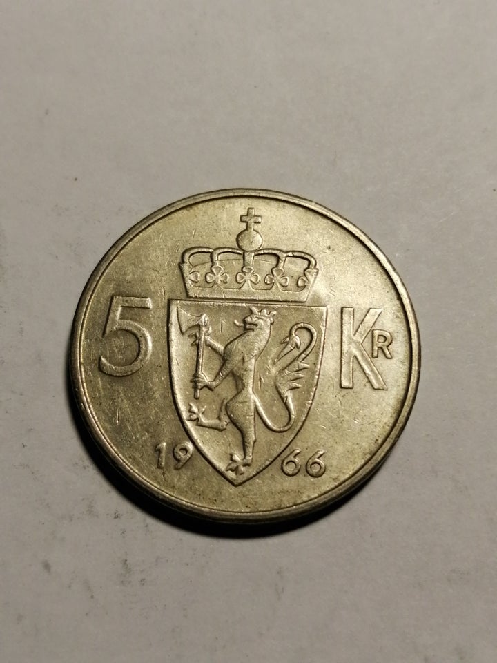 Skandinavien, mønter, 5 kroner