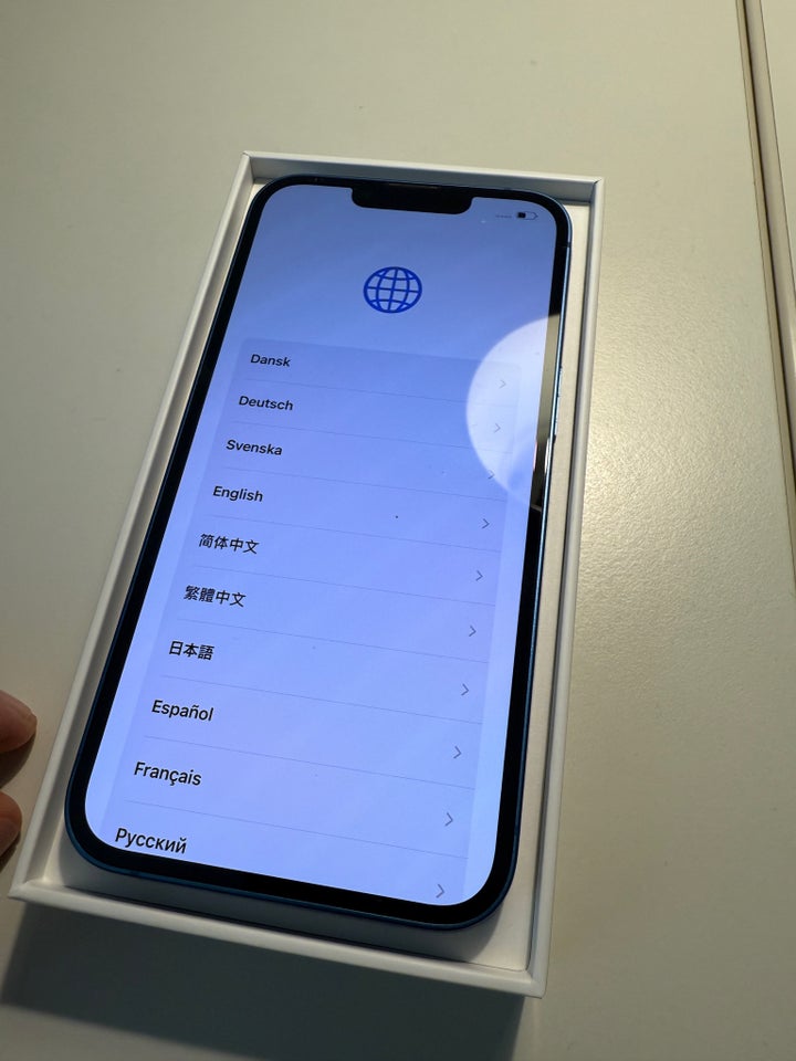 iPhone 13, 128 GB, blå