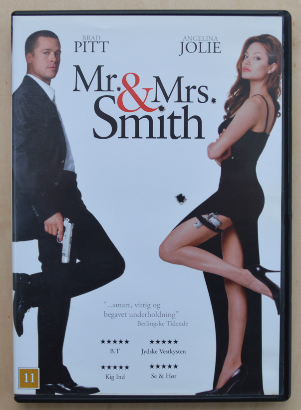 Mr.  Mrs. Smith, DVD, action