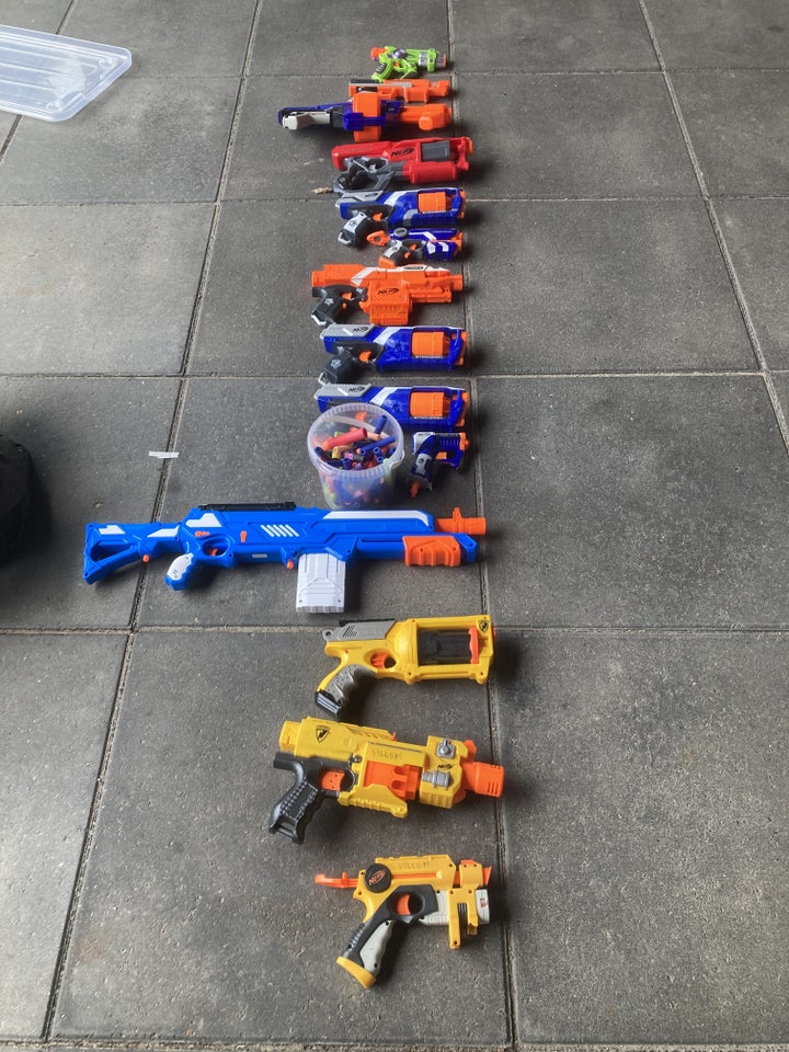 Våben, Nerfpistoler og ammo