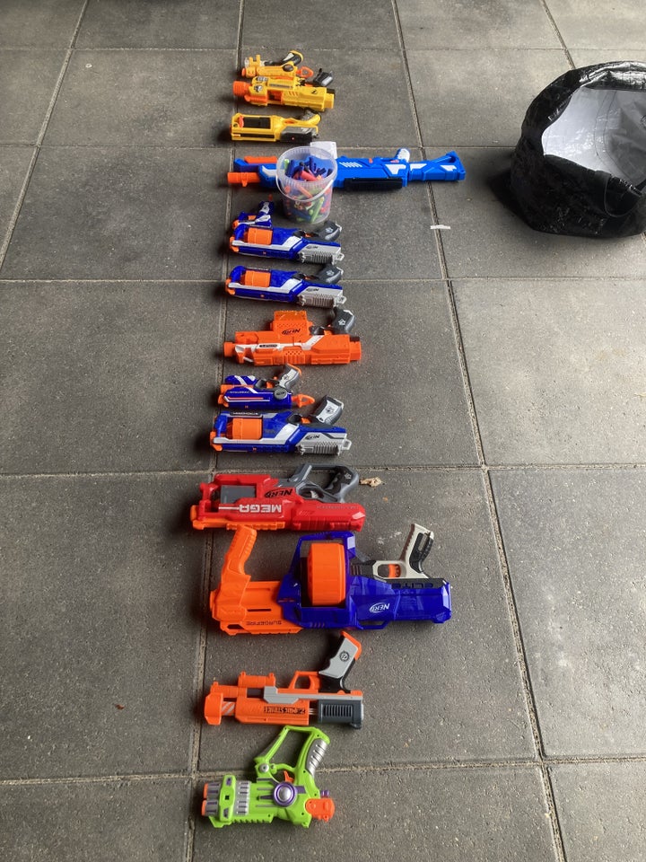 Våben, Nerfpistoler og ammo