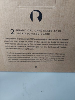 Glas Grand cry cafe glas