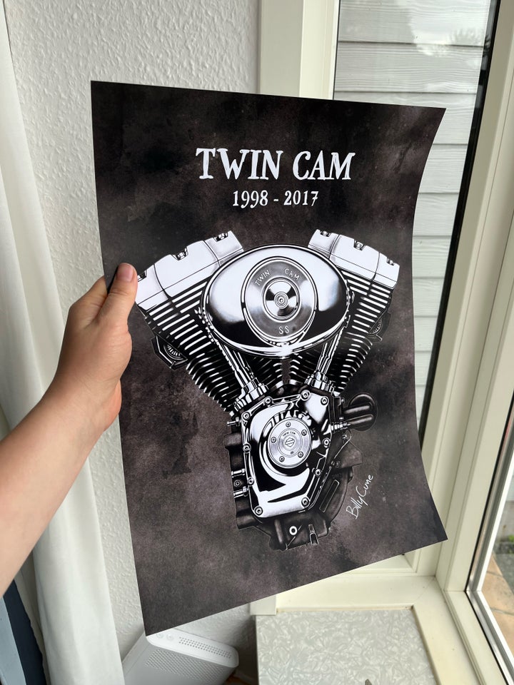 Plakat H-D Twin Cam A3