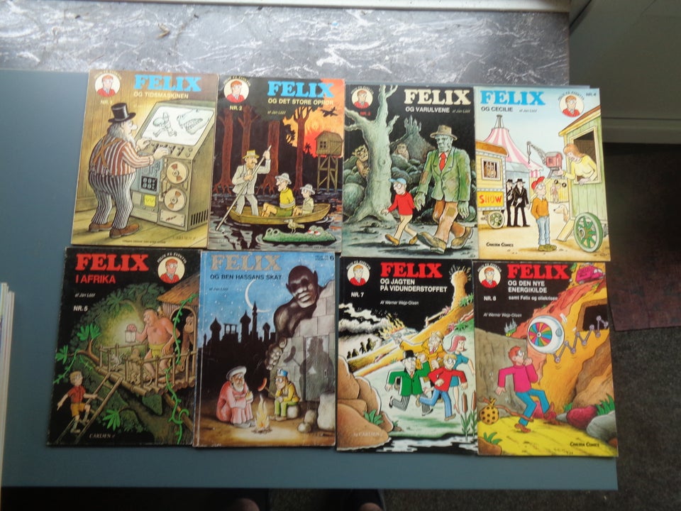 Felix 1-15 komplet samling,