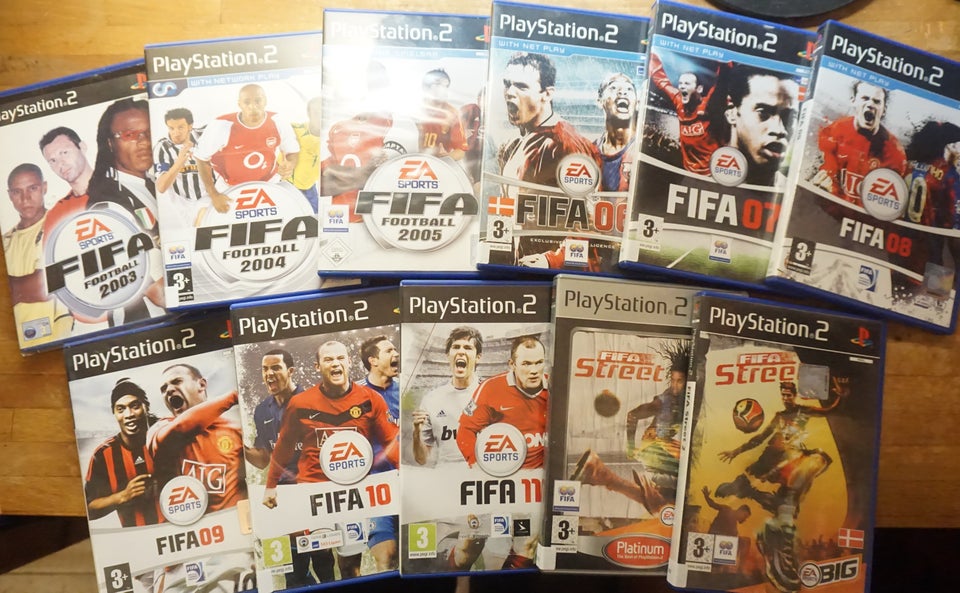 FIFA spil til PS2, PS2