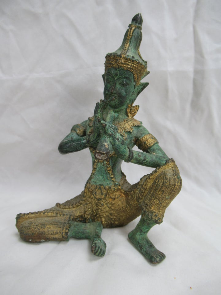 Thailandsk Musiker Figur I