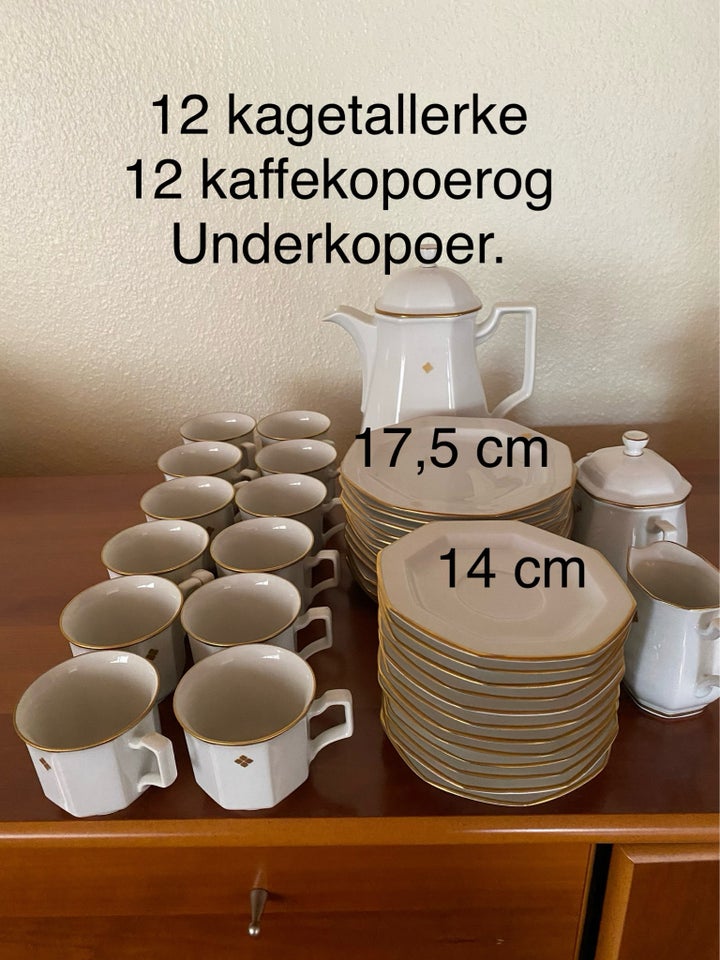 Porcelæn Spisestel kaffestel